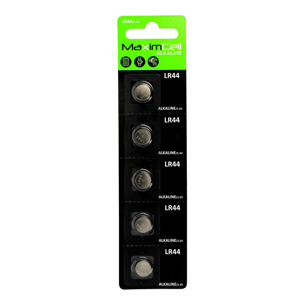 Baterija MaximCell, V13GA / LR44, Set 5 komada