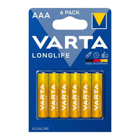 Baterija Varta Longlife 4103, AAA / LR3, Set 6 komada
