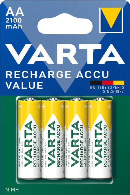 Baterija Punjiva Varta Professional, AA / LR6, 2100mAh, Set 4 komada
