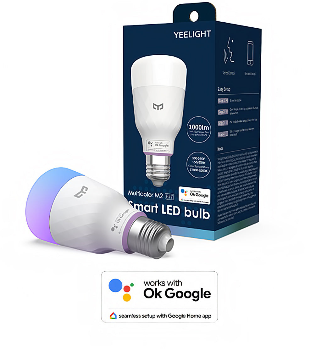 LED žarulja Yeelight M2, Wi-Fi, E27, 8W, 1700K - 6500K, 1000lm, višebojna YLDP001-A