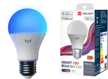 LED Yeelight W4 Lite, Wi-Fi, E27, 9W, 2700K - 6500K, 806lm, Multicolor YLQDP-0011 YLQDP-0011