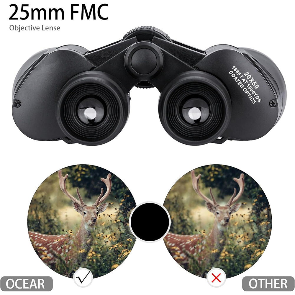 Dvogled Techsuit BN3, 20x, 50mm, Crni