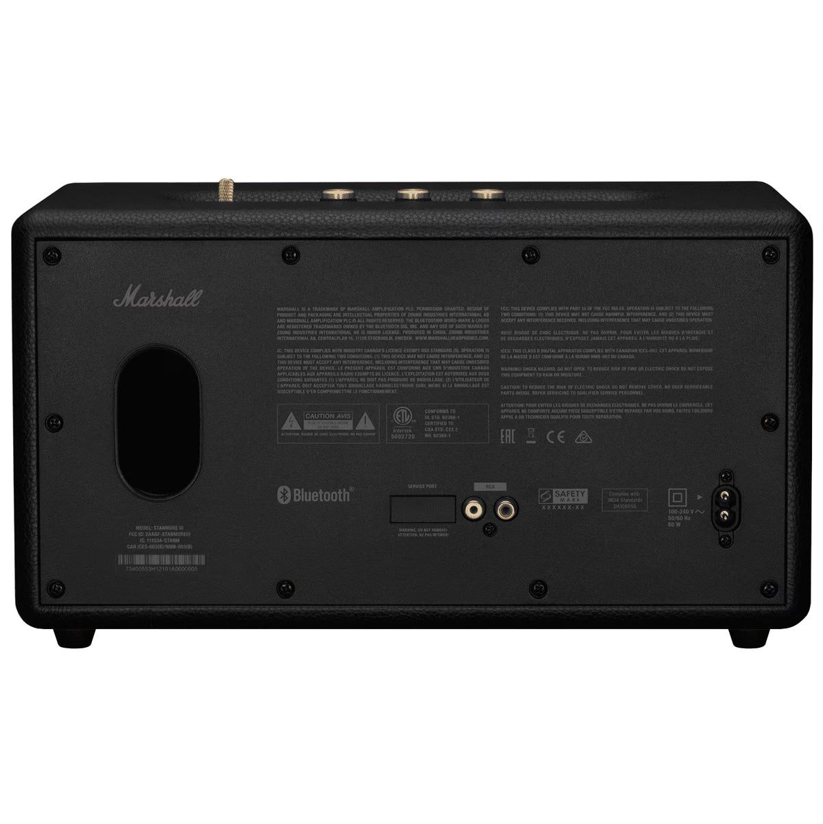 Bluetooth zvučnik Marshall Stanmore III, 80W, Crna, Refabrikovana