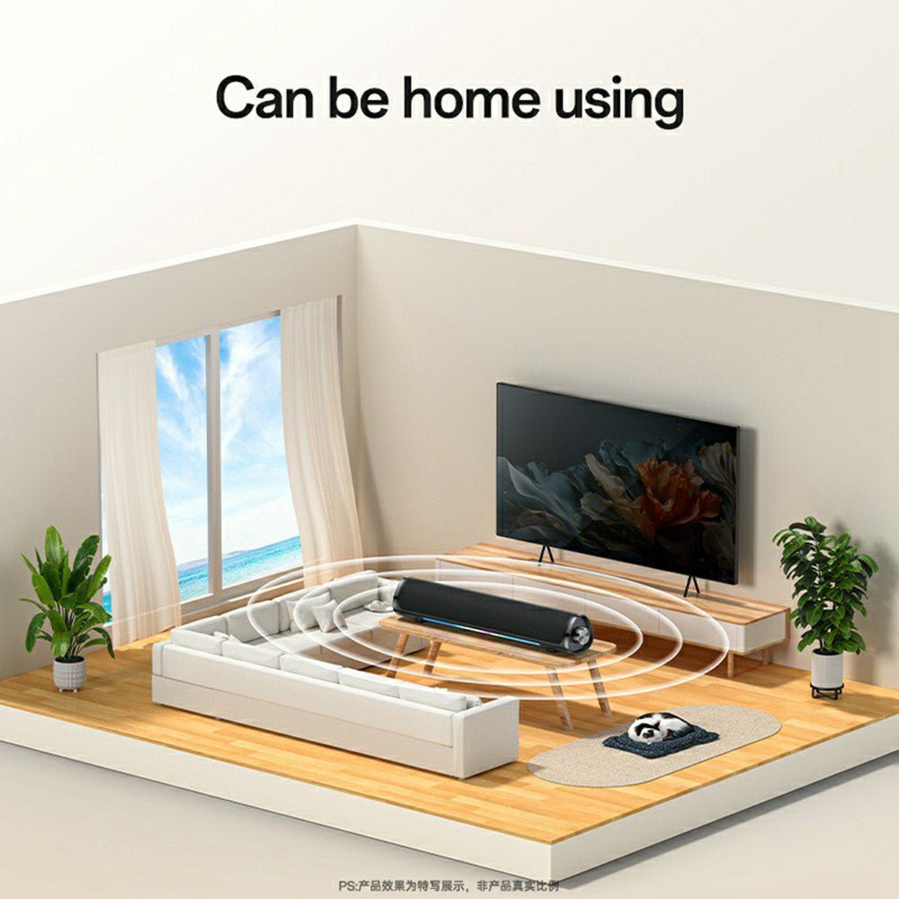 Bluetooth zvučnik Yesido YSW27, 10W, RGB, Crna