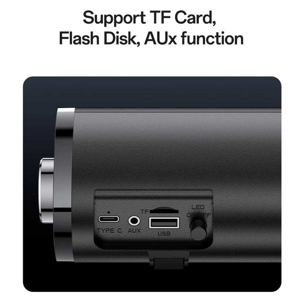 Bluetooth zvučnik Yesido YSW27, 10W, RGB, Crna