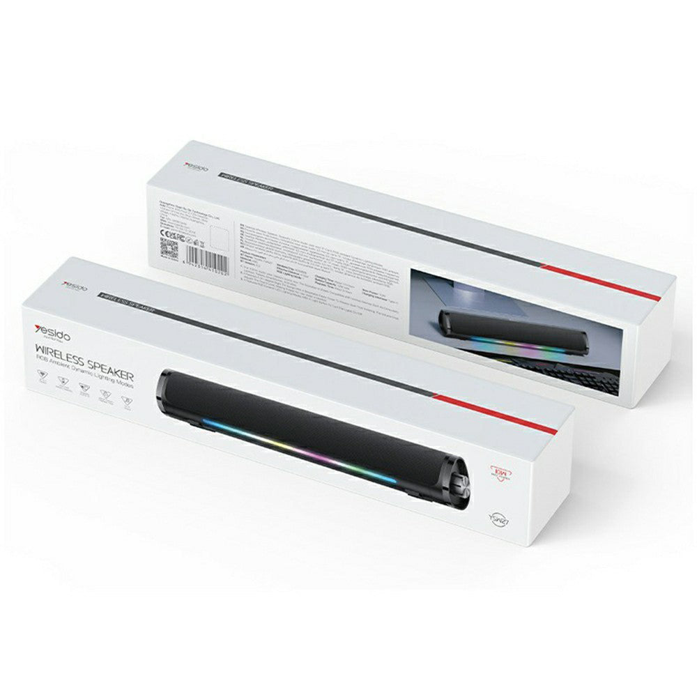 Bluetooth zvučnik Yesido YSW27, 10W, RGB, Crna