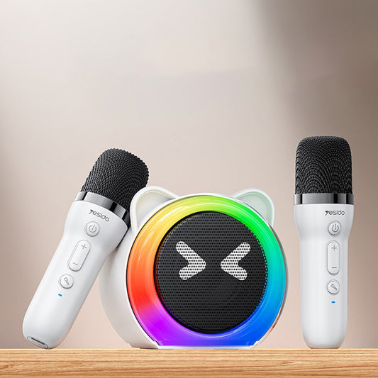 Bluetooth zvučnik Yesido YSW36 Kids, 5W, Karaoke, Bela