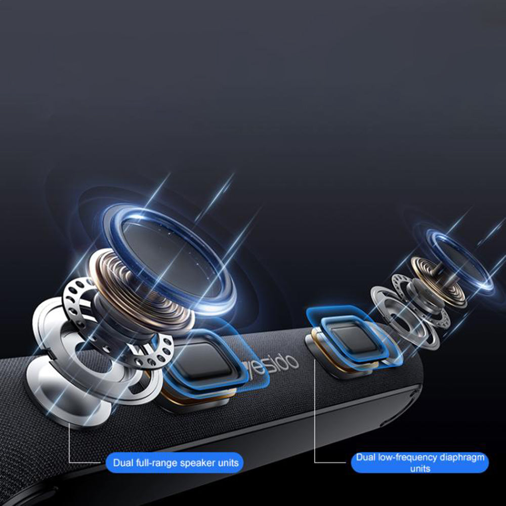 Bluetooth zvučnik Yesido YSW42, 20W, Crna