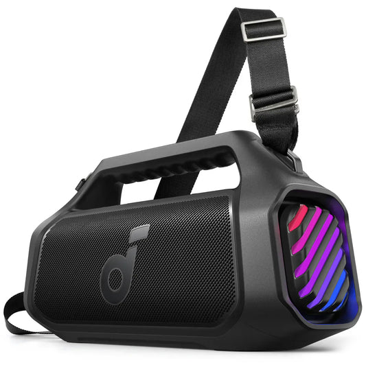 Prenosni Bluetooth zvučnik Anker SoundCore Boom 2 Plus, 140W, TWS, RGB, Vodootporan, Crni A3134011