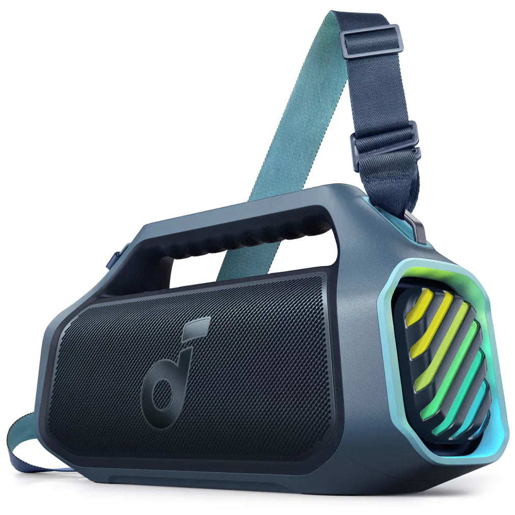 Prenosni Bluetooth zvučnik Anker SoundCore Boom 2 Plus, 140W, TWS, RGB, Vodootporan, Plavi A3134031