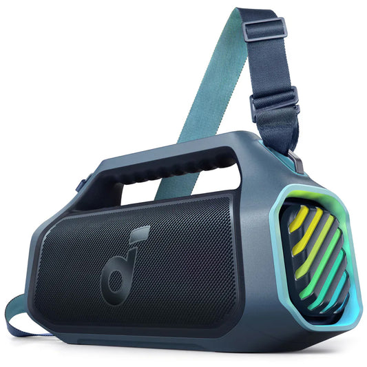 Prenosni Bluetooth zvučnik Anker SoundCore Boom 2 Plus, 140W, TWS, RGB, Vodootporan, Plavi A3134031