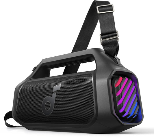 Prenosivi Bluetooth zvučnik Anker SoundCore Boom 2 Plus New Version, 140W, TWS, RGB, Vodootporan, Crna A3134012