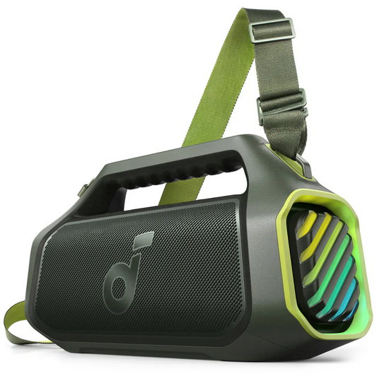 Prenosivi Bluetooth zvučnik Anker SoundCore Boom 2 Plus, 140W, TWS, RGB, Vodootporan, Zeleni, Refabrikovan A3134061