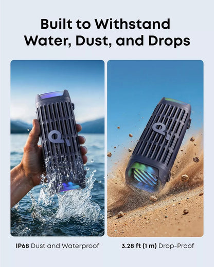Prenosni Bluetooth zvučnik Anker SoundCore Boom 3i, 50W, RGB, Vodootporan, Plavi D5100030