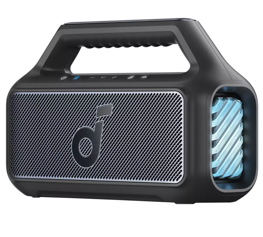 Prenosivi Bluetooth zvučnik Anker SoundCore Boom 2 Nova Verzija, 80W, TWS, RGB, Vodootporan, Crna A3138012