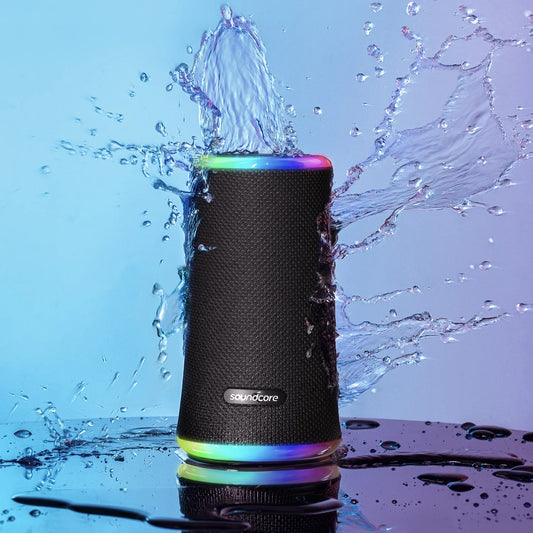 Portable Bluetooth Speaker Anker SoundCore Flare 2, 20W, RGB, Waterproof, Black A3165G11 