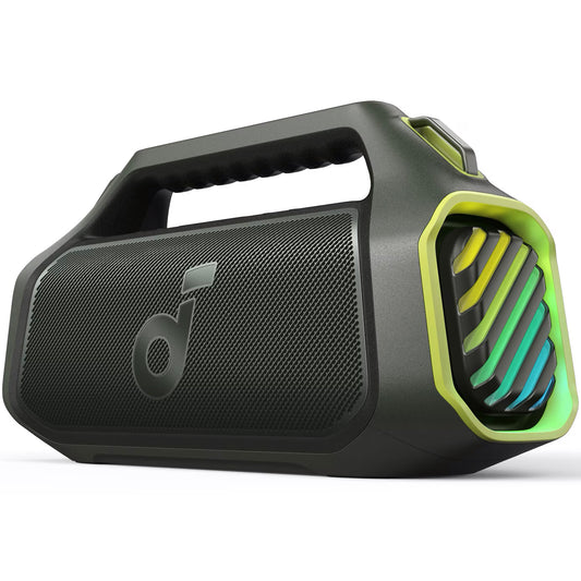 Portable Bluetooth Speaker Anker Soundcore Boom 2 Plus, 140W, RGB, Waterproof, Green A3134061 