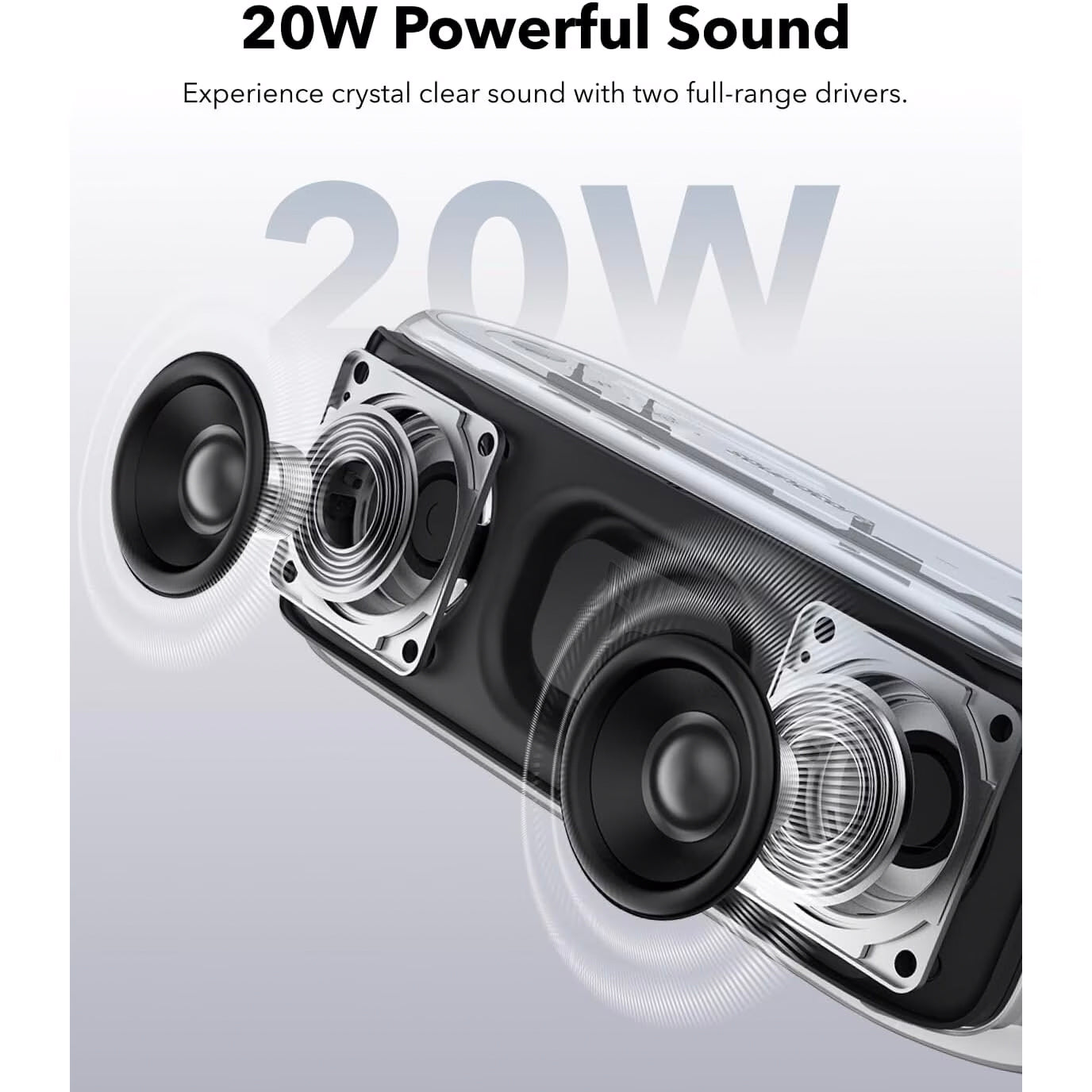 Bluetooth zvučnik Anker SoundCore Select 2S, 20W, Vodootporan, Crni A3171011