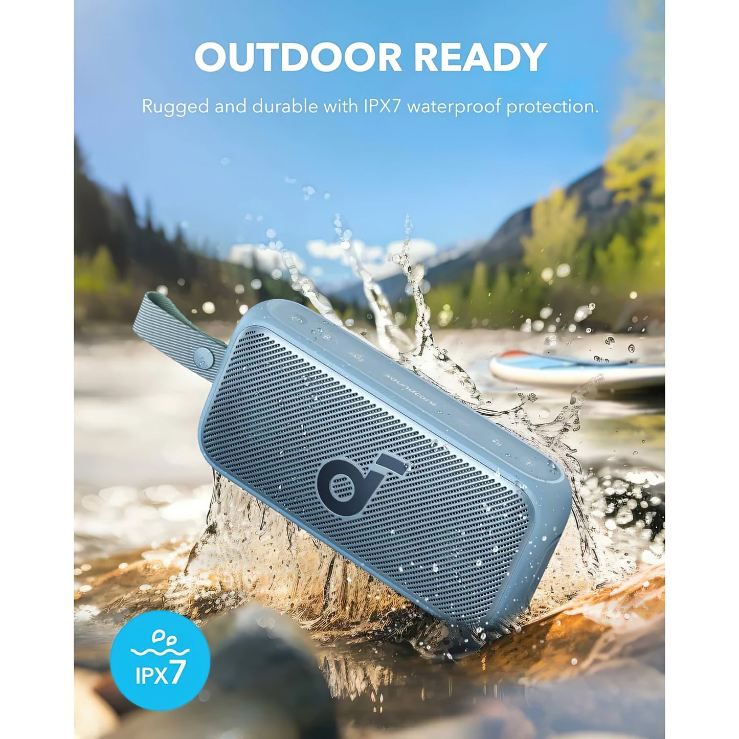 Prijenosni Bluetooth zvučnik Anker SoundCore Motion 300, 30W, TWS, Vodootporan, Plavi A3135031