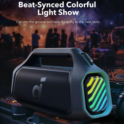 Prenosni Bluetooth zvučnik Anker SoundCore Boom 2 Plus, 140W, TWS, RGB, Vodootporan, Plavi A3134031