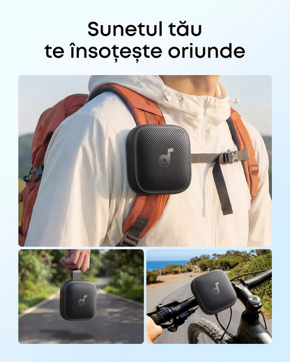 Prenosivi Bluetooth zvučnik Anker SoundCore Boom Go 3i, 15W, TWS, RGB, Vodootporan, Crna D5103010