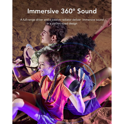 Prenosivi Bluetooth Zvučnik Anker SoundCore Glow Mini, 8W, RGB, Vodootporan, Crni A3136G11