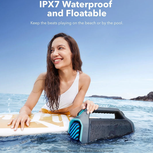 Prenosni Bluetooth zvučnik Anker SoundCore Boom 2 Plus, 140W, TWS, RGB, Vodootporan, Plavi A3134031