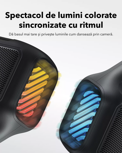 Prenosivi Bluetooth zvučnik Anker SoundCore Boom 2 Nova Verzija, 80W, TWS, RGB, Vodootporan, Crna A3138012