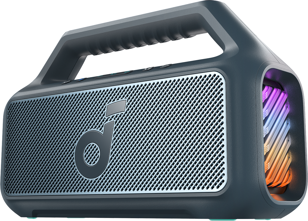 Prenosivi Bluetooth zvučnik Anker SoundCore Boom 2 Nova Verzija, 80W, TWS, RGB, Vodootporan, Plava A3138032