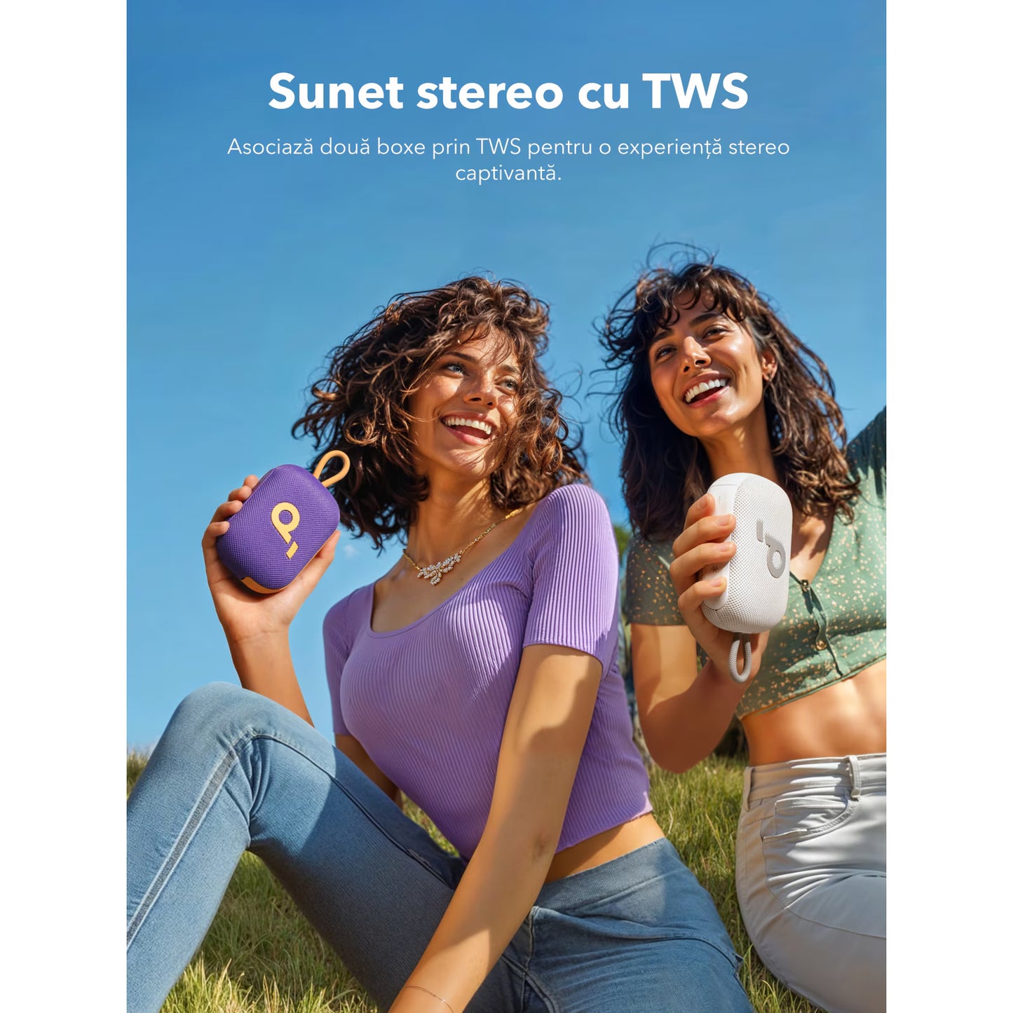 Prenosivi Bluetooth zvučnik Anker SoundCore Select 4 Go, 5W, TWS, Vodootporan, Ljubičasti A31X10Q1