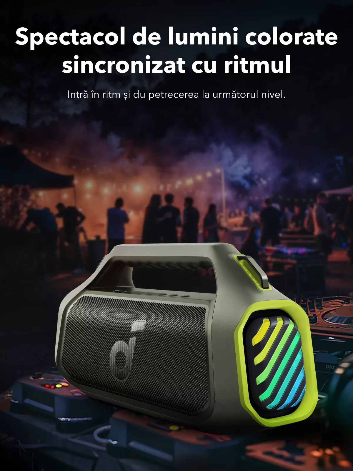 Prenosivi Bluetooth zvučnik Anker SoundCore Boom 2 Plus Nova Verzija, 140W, TWS, RGB, Vodootporan, Zeleni A3134062