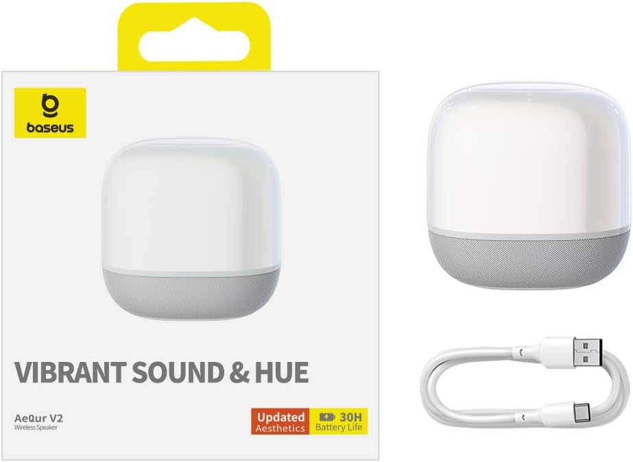 Prenosivi Bluetooth Zvučnik Baseus AeQur V2, Beli