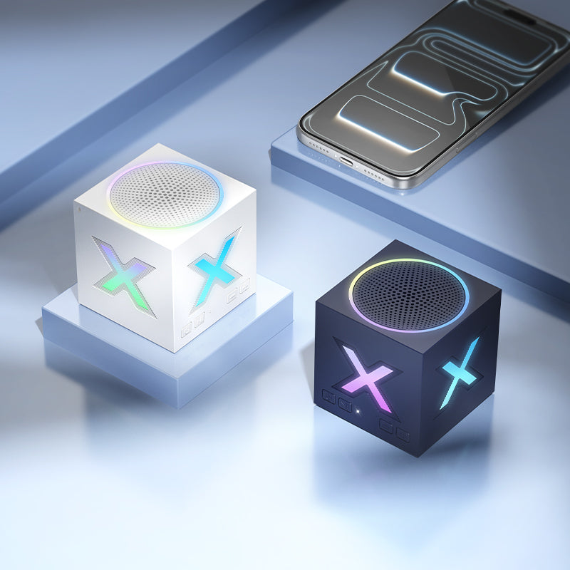 Bluetooth prenosivi zvučnik Borofone BR101 Rubik, 5W, TWS, RGB, Plava