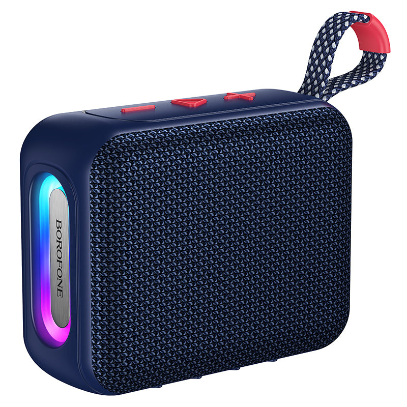 Prenosni Bluetooth zvučnik Borofone BR106 Felicitous, 8 W, TWS, RGB, tamnoplavi