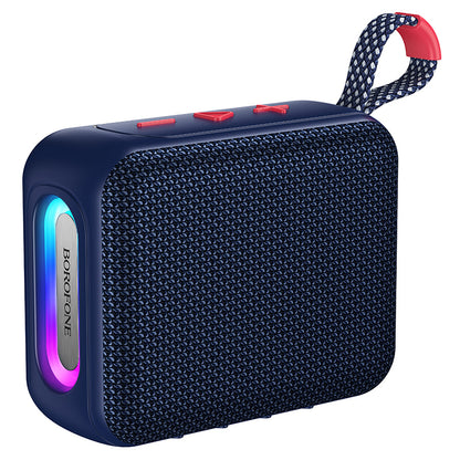 Prenosni Bluetooth zvučnik Borofone BR106 Felicitous, 8 W, TWS, RGB, tamnoplavi
