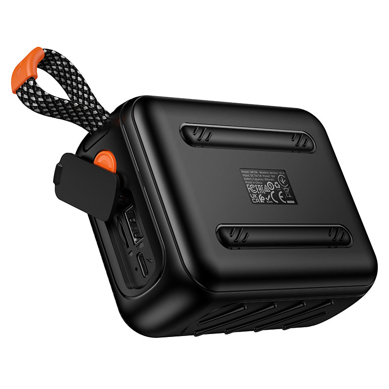 Prenosni Bluetooth zvučnik Borofone BR106 Felicitous, 8 W, TWS, RGB, crni