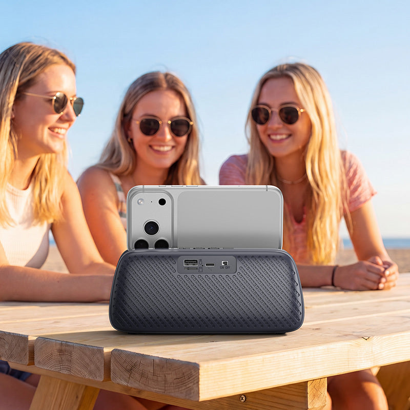 Prenosni Bluetooth zvučnik Borofone BR108 Serenjoy, 5 W, TWS, sivi