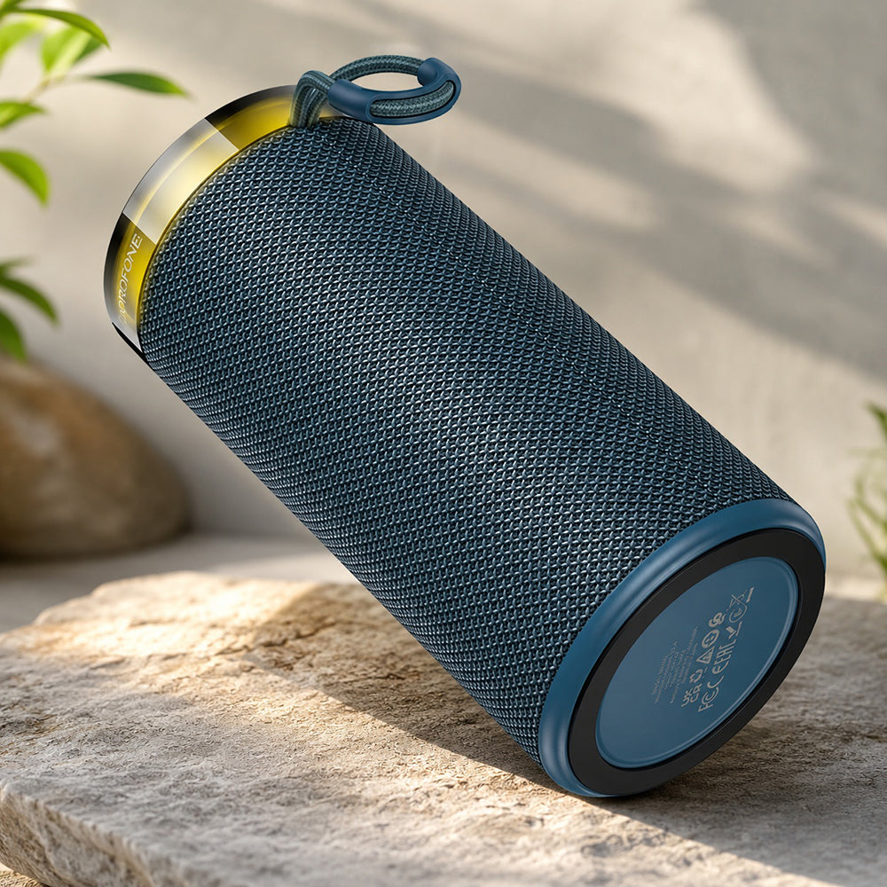Prenosivi Bluetooth zvučnik Borofone BR105 Loud, 10W, TWS, RGB, Tamnoplavi