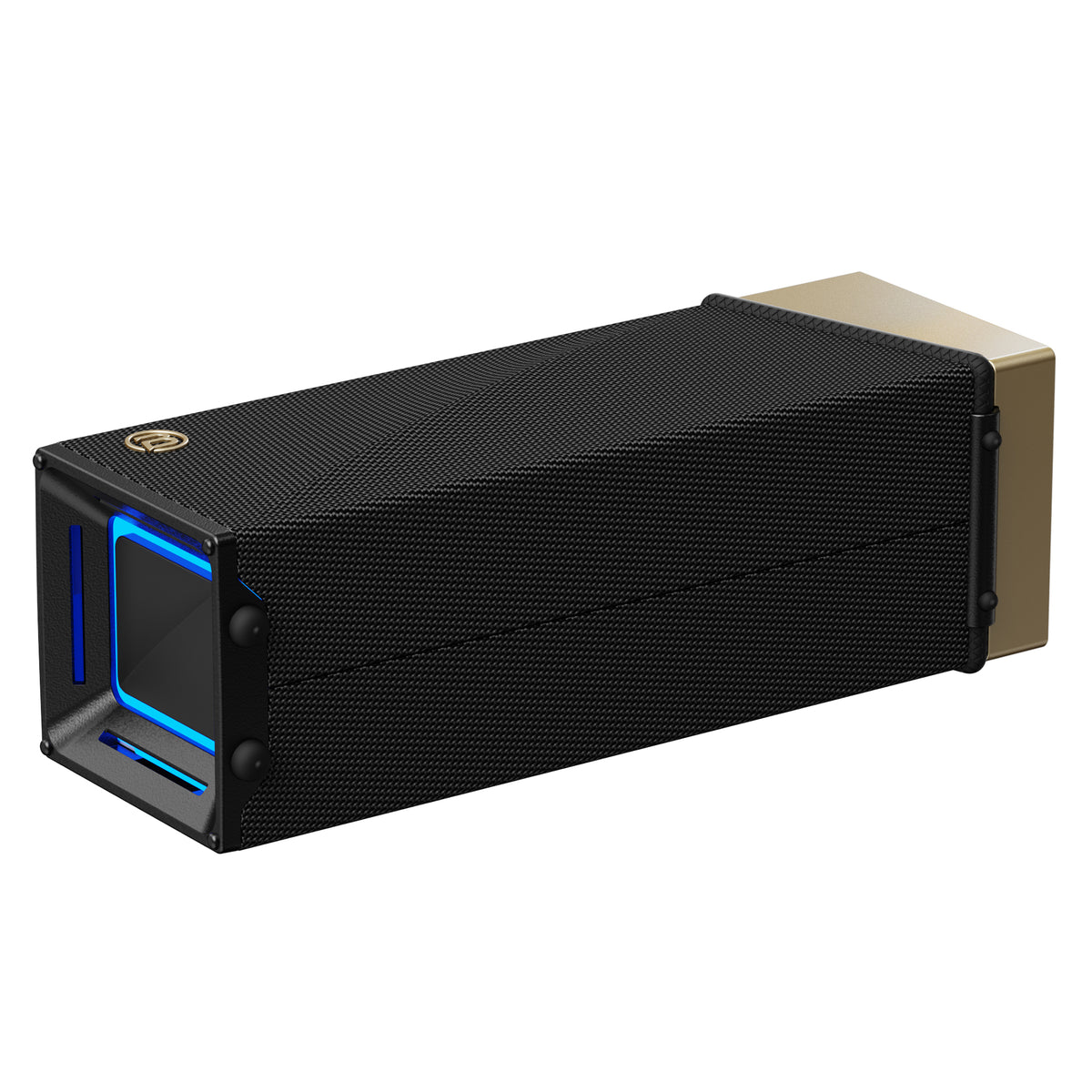 Prenosivi Bluetooth zvučnik Bugani Brief TT, 60W, RGB, Vodootporan, Crno-Zlatni