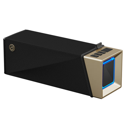 Prenosivi Bluetooth zvučnik Bugani Brief TT, 60W, RGB, Vodootporan, Crno-Zlatni
