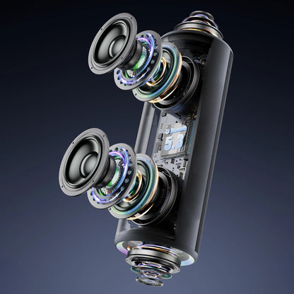 Prenosivi Bluetooth Zvučnik Dudao Y21, 2 x 5W, TWS, RGB, Crni