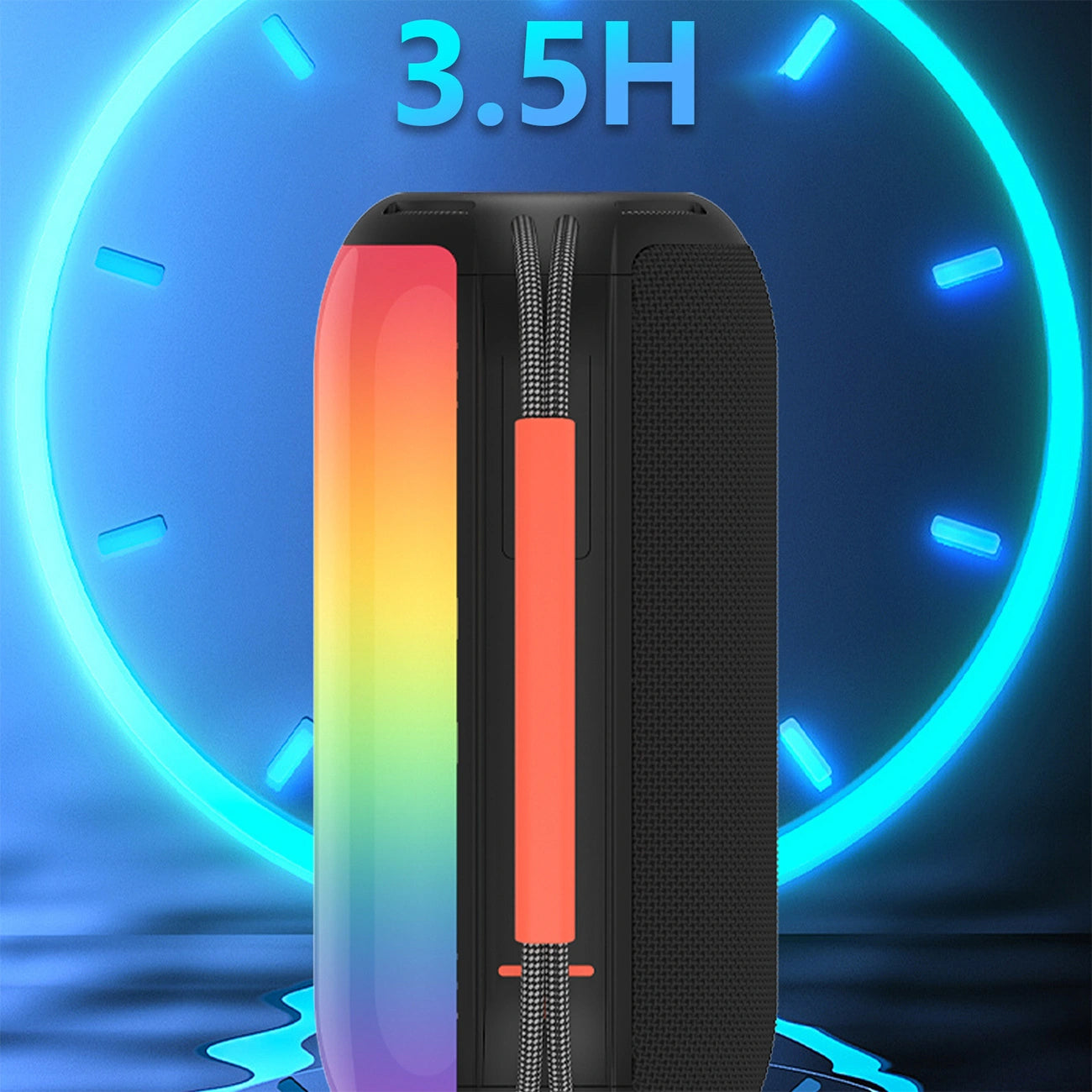 Prenosivi Bluetooth Zvučnik Dudao Y21, 2 x 5W, TWS, RGB, Crni