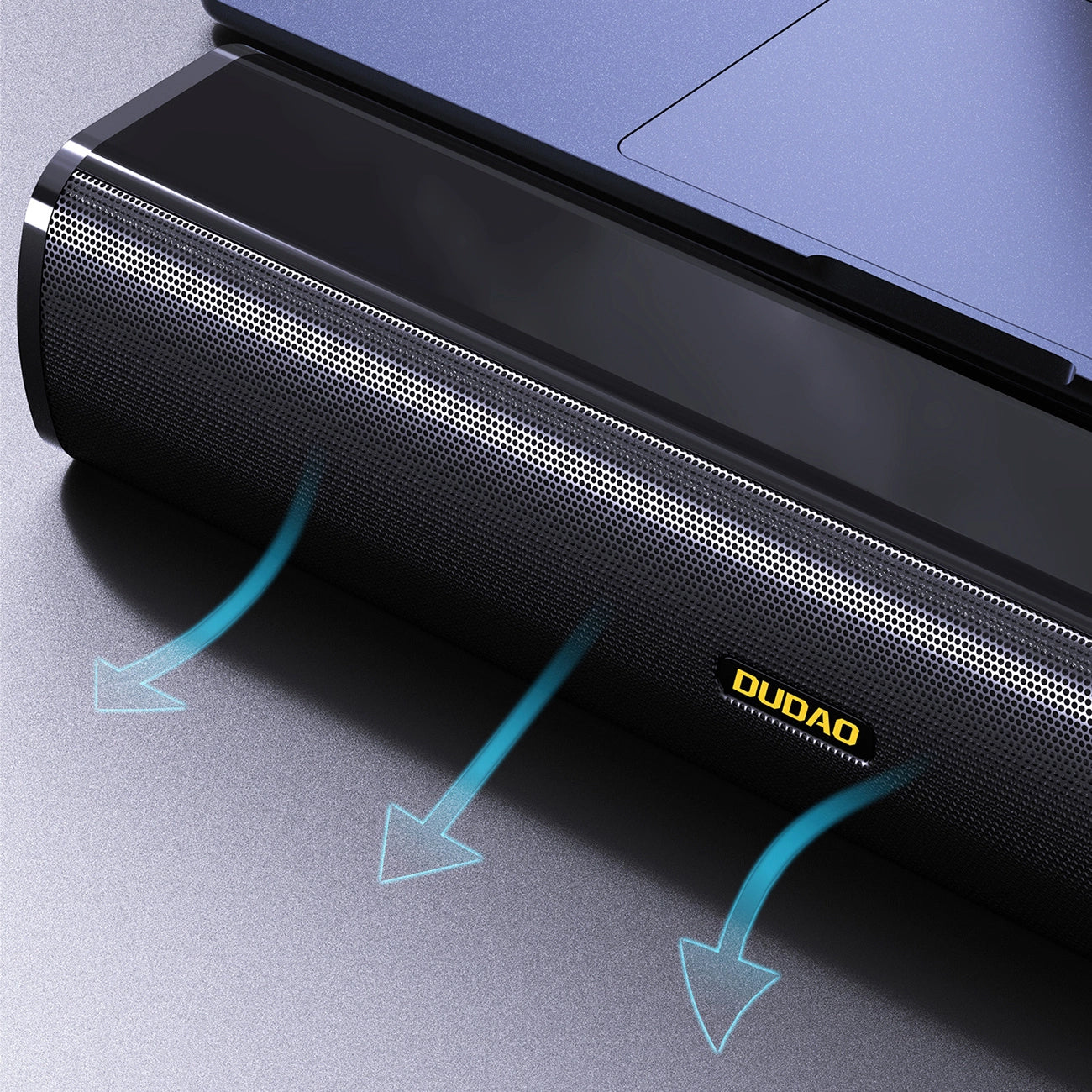 Portable Bluetooth Speaker Dudao Y2+, 2 x 3W, Black 