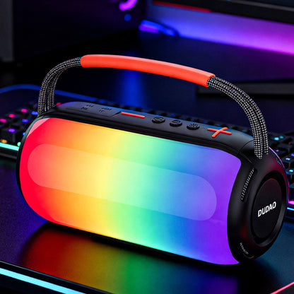 Prenosivi Bluetooth Zvučnik Dudao Y21, 2 x 5W, TWS, RGB, Crni