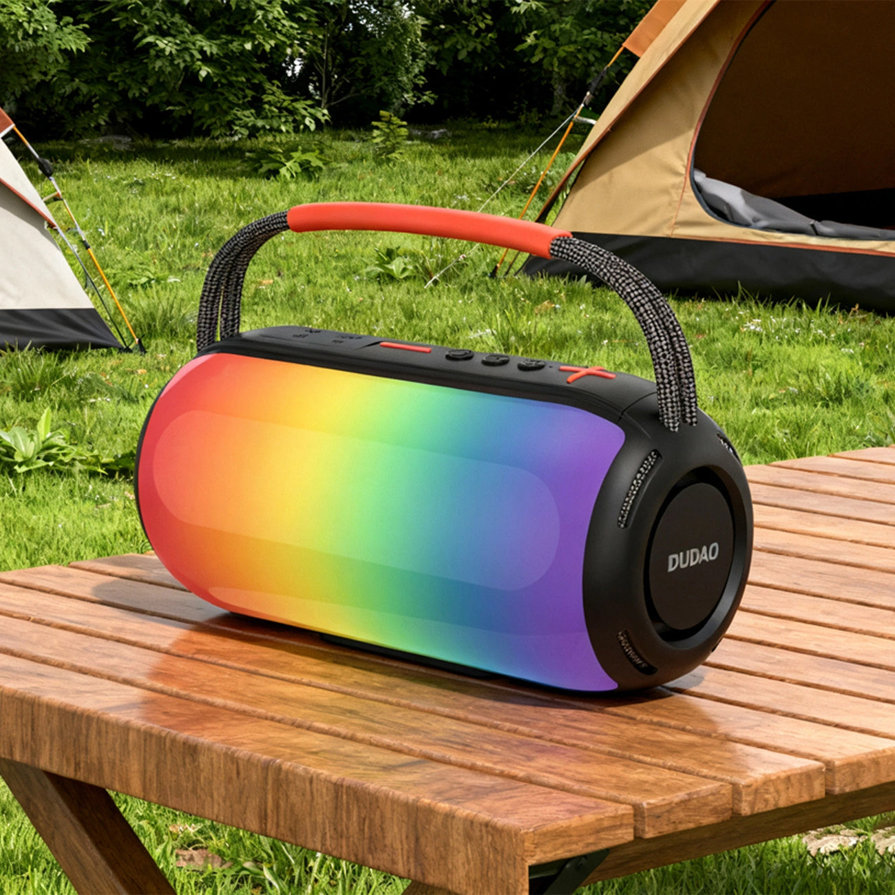 Prenosivi Bluetooth Zvučnik Dudao Y21, 2 x 5W, TWS, RGB, Crni