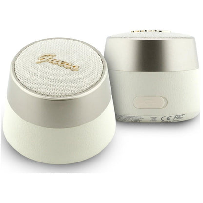 Prenosivi Bluetooth zvučnik Guess Script Metal Logo, 5W, TWS, Zlatna