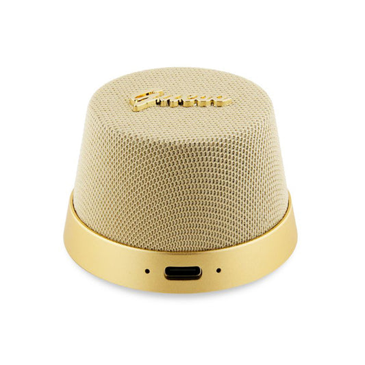 Prenosivi Bluetooth zvučnik Guess Stand Magnetic Script Metal, 3W, Zlatni