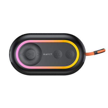 Prenosni Bluetooth zvučnik HAVIT SK809BT, 7W, RGB, Vodootporan, Crni