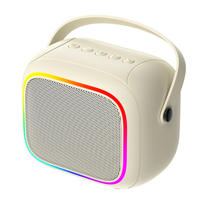 Prenosivi Bluetooth Zvučnik HAVIT SK818BT Karaoke, 5W, RGB, Vodootporan, Bež