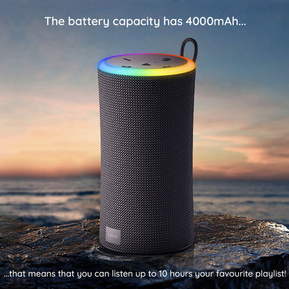 Prenosni Bluetooth zvučnik HAVIT SK833BT, 2 x 10W, RGB, Vodootporan, Crni